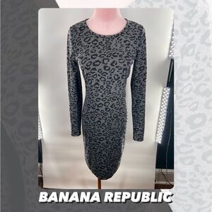 EUC Banana Republic Cheetah Print Dress